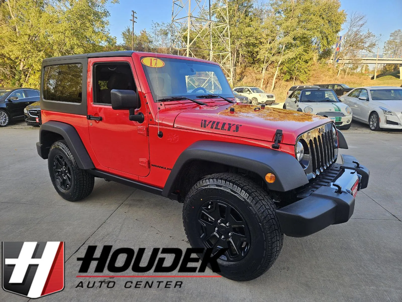 Red 2017 Jeep Wrangler Willys Wheeler for sale in Marion, IA