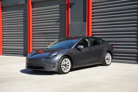 Gray 2021 Tesla Model 3 Standard Range Plus for sale in Hollywood, FL