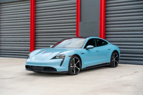 Blue 2022 Porsche Taycan for sale in Hollywood, FL