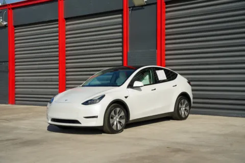 White 2022 Tesla Model Y Long Range for sale in Hollywood, FL