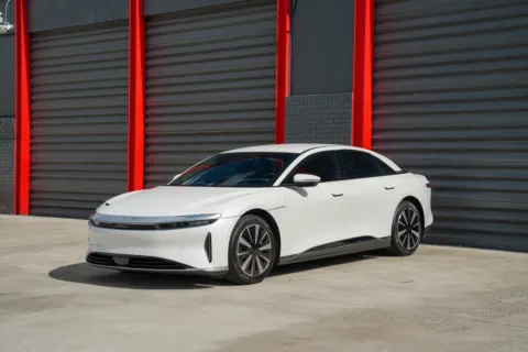White 2023 Lucid Air Pure for sale in Hollywood, FL