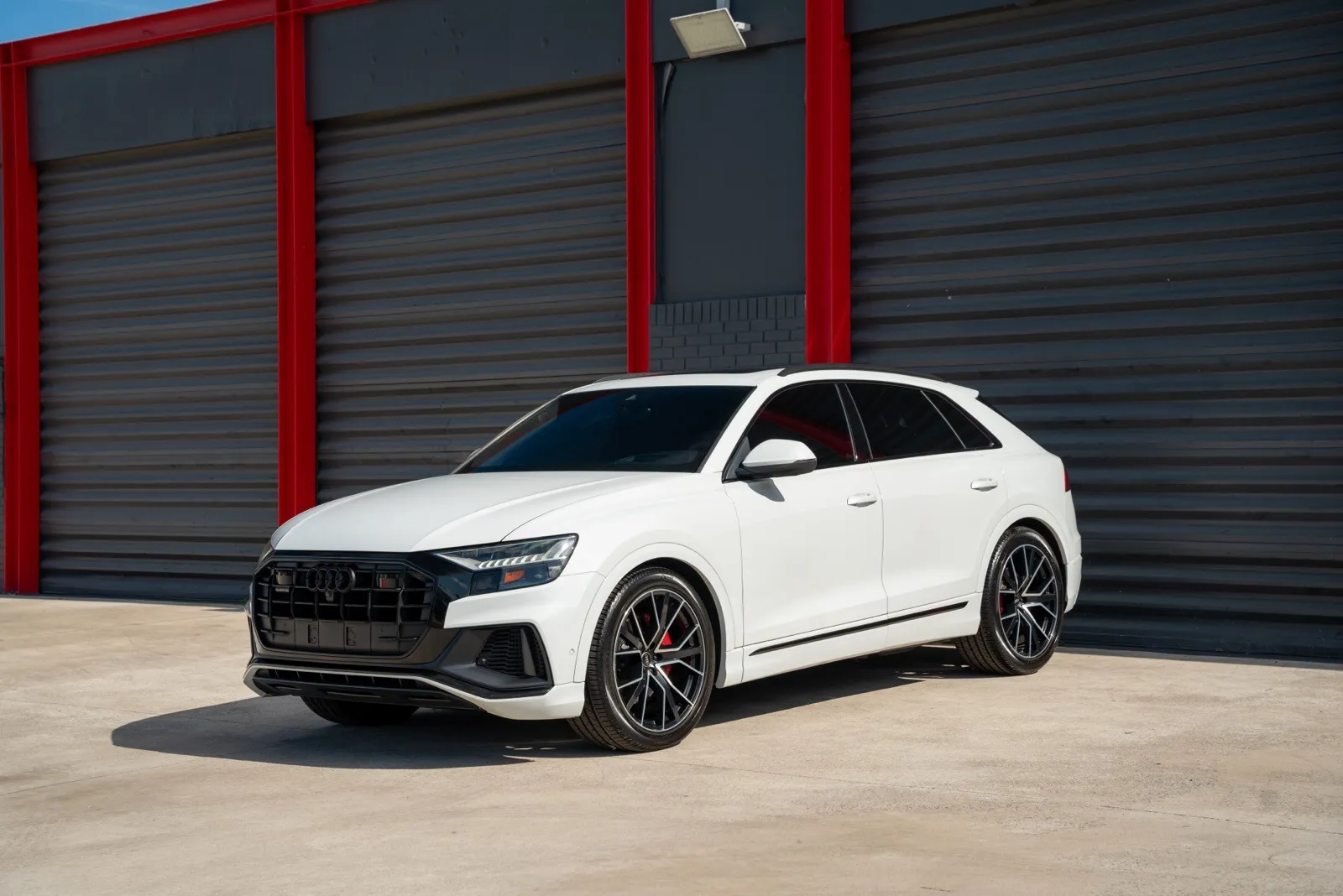 White 2021 Audi Q8 55 Prestige for sale in Hollywood, FL
