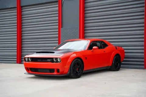 Orange 2018 Dodge Challenger SRT for sale in Hollywood, FL