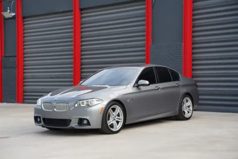 Gray 2014 BMW 5 Series 550i xDrive for sale in Hollywood, FL