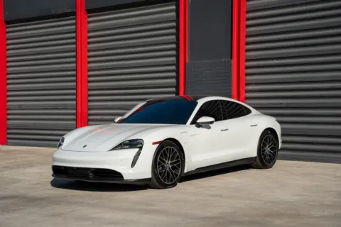 White 2021 Porsche Taycan for sale in Hollywood, FL