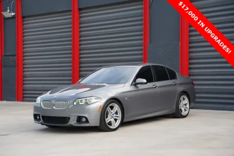 Gray 2014 BMW 5 Series 550i xDrive for sale in Hollywood, FL