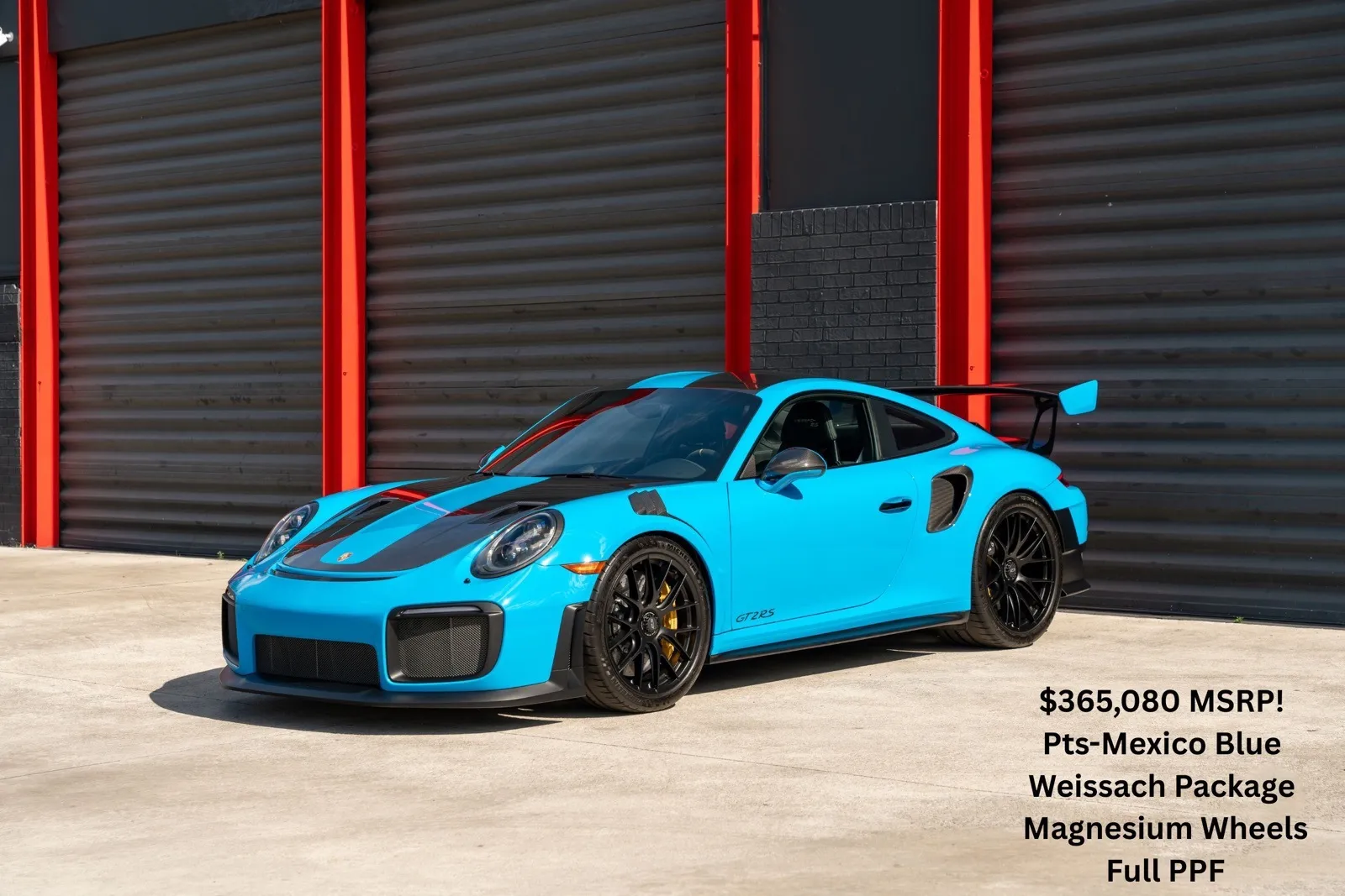 Blue 2018 Porsche 911 GT2 RS for sale in Hollywood, FL