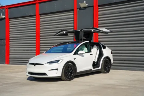 White 2022 Tesla Model X Plaid for sale in Hollywood, FL