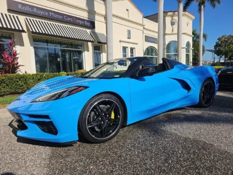 Blue 2021 Chevrolet Corvette Stingray for sale in Hollywood, FL