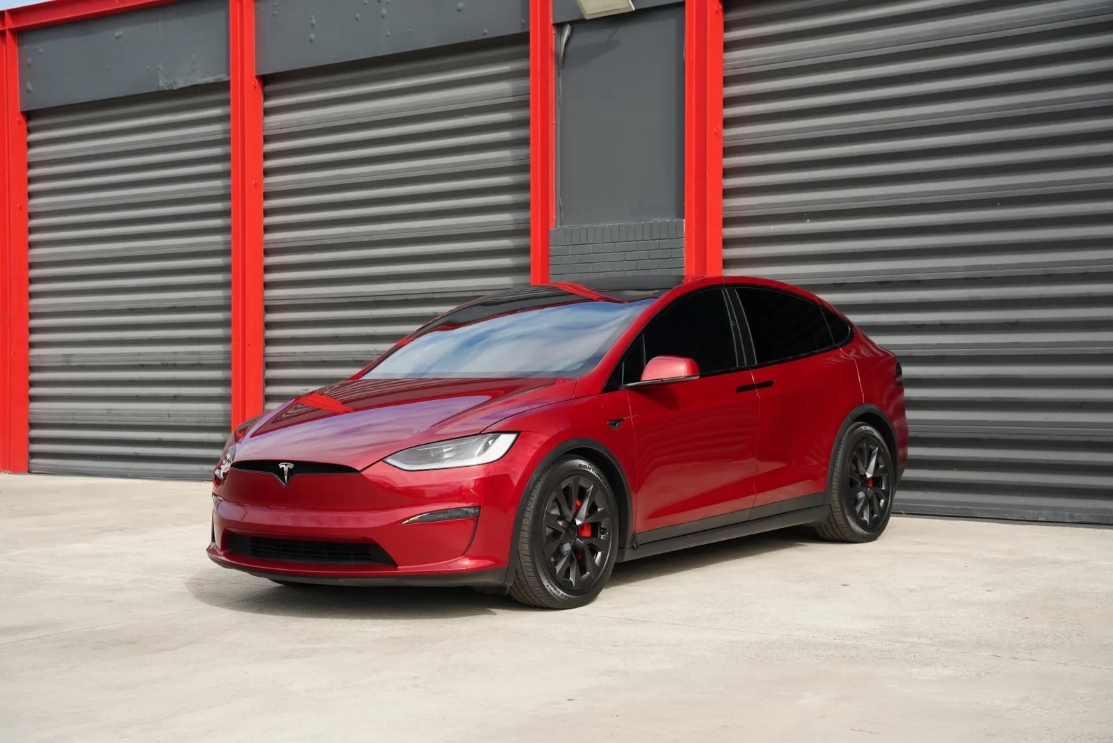Red 2023 Tesla Model X Plaid for sale in Hollywood, FL