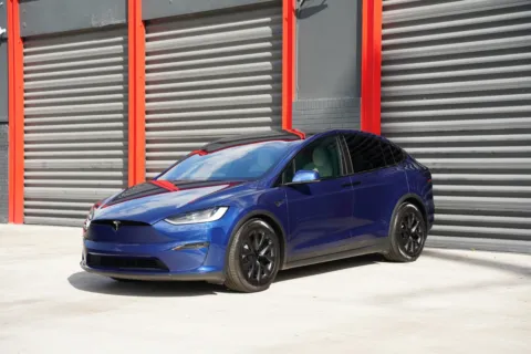 Blue 2023 Tesla Model X for sale in Hollywood, FL