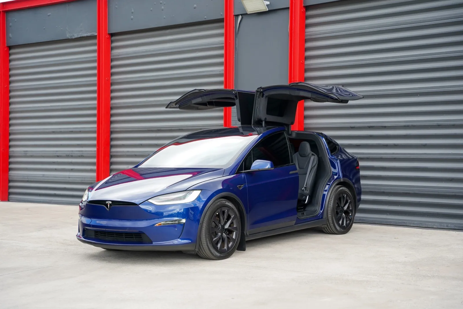 Blue 2022 Tesla Model X Plaid for sale in Hollywood, FL