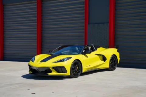 Yellow 2022 Chevrolet Corvette Stingray for sale in Hollywood, FL