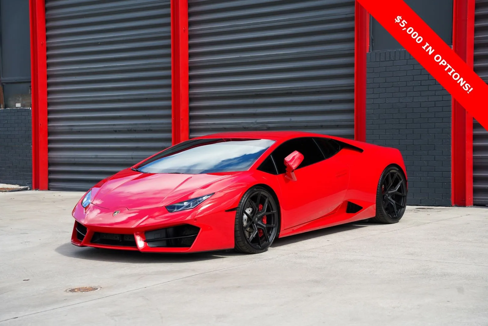 Red 2019 Lamborghini Huracan LP580-2 for sale in Hollywood, FL