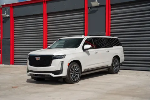White 2022 Cadillac Escalade ESV Sport Platinum for sale in Hollywood, FL