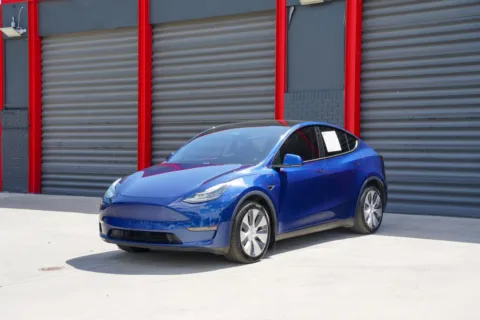 Blue 2020 Tesla Model Y Performance for sale in Hollywood, FL
