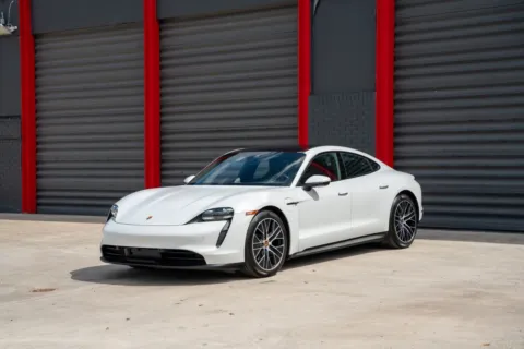 White 2021 Porsche Taycan 4S for sale in Hollywood, FL