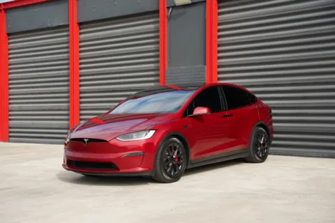 Red 2023 Tesla Model X Plaid for sale in Hollywood, FL
