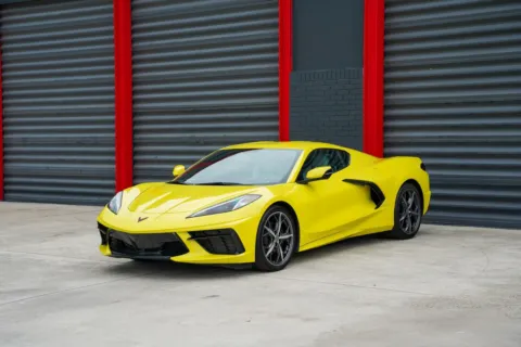 Yellow 2022 Chevrolet Corvette Stingray for sale in Hollywood, FL