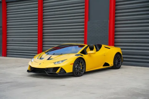 Orange 2022 Lamborghini Huracan EVO for sale in Hollywood, FL