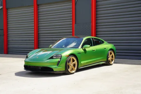 Green 2022 Porsche Taycan 4S for sale in Hollywood, FL