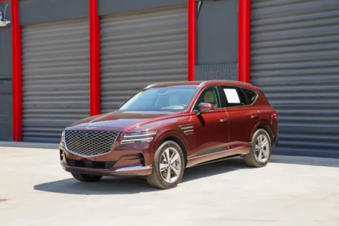 Red 2021 Genesis GV80 3.5T for sale in Hollywood, FL