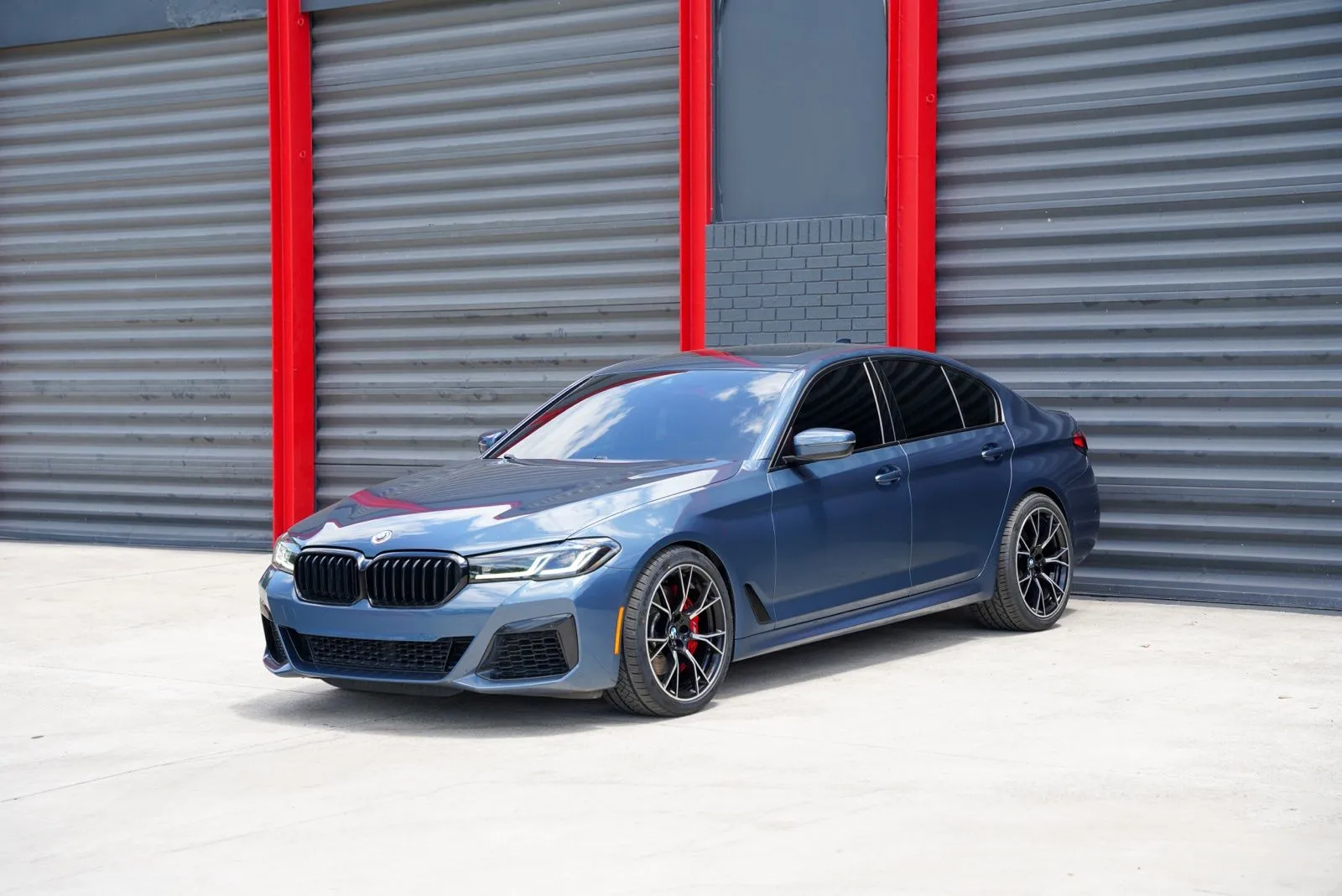 Blue 2023 BMW 5 Series M550i xDrive for sale in Hollywood, FL