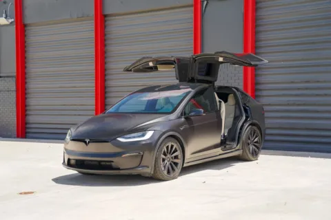 Blue 2022 Tesla Model X for sale in Hollywood, FL