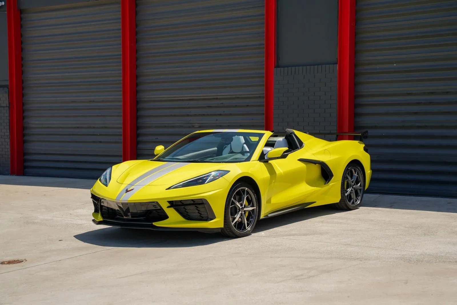 Yellow 2023 Chevrolet Corvette Stingray for sale in Hollywood, FL