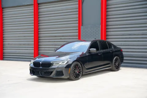 Black 2021 BMW 5 Series M550i xDrive for sale in Hollywood, FL