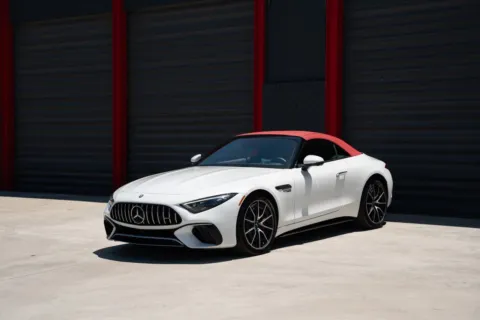 White 2023 Mercedes-Benz SL-Class SL 55 AMG for sale in Hollywood, FL