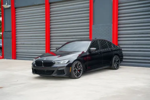 Black 2021 BMW 5 Series M550i xDrive for sale in Hollywood, FL