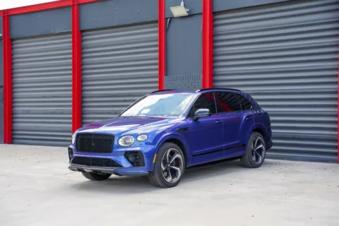 Blue 2022 Bentley Bentayga S for sale in Hollywood, FL