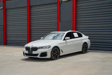 White 2021 BMW 5 Series 540i for sale in Hollywood, FL