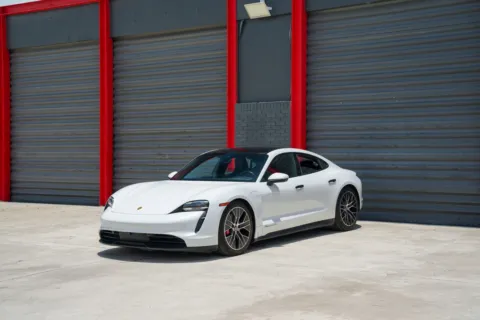 White 2022 Porsche Taycan 4S for sale in Hollywood, FL