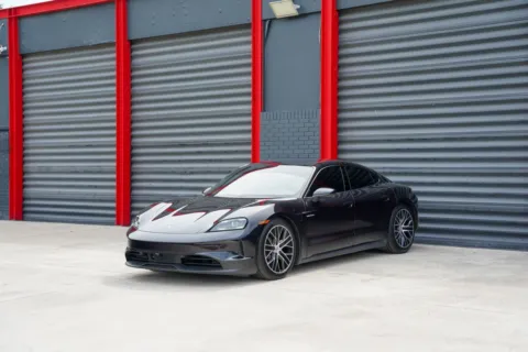 Black 2025 Porsche Taycan for sale in Hollywood, FL