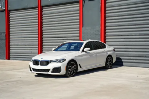 White 2021 BMW 5 Series 540i for sale in Hollywood, FL