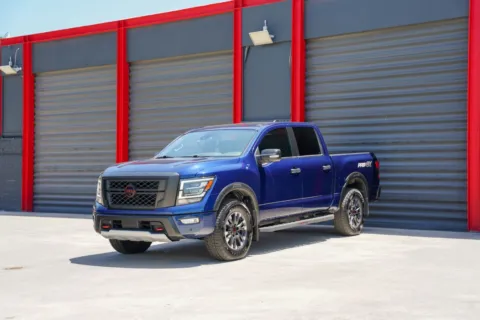 Blue 2023 Nissan Titan PRO-4X for sale in Hollywood, FL
