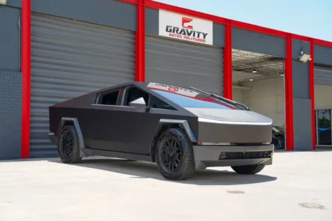 Another view of 2024 Tesla Cybertruck for sale in Hollywood, FL at Gravity Autos Hollywood