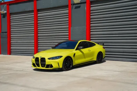 Yellow 2021 BMW M4 Competition for sale in Hollywood, FL