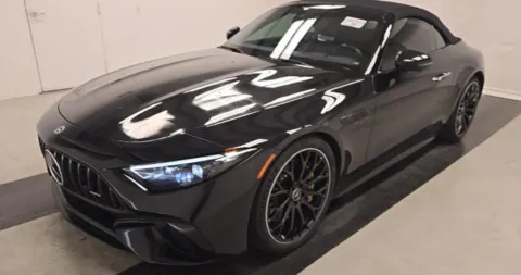 Black 2022 Mercedes-Benz SL-Class SL 63 AMG for sale in Hollywood, FL