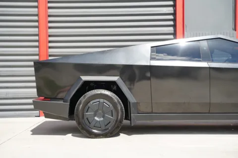 Another view of 2025 Tesla Cybertruck for sale in Hollywood, FL at Gravity Autos Hollywood