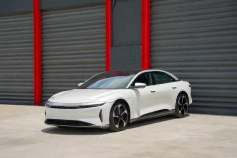 White 2023 Lucid Air Touring for sale in Hollywood, FL