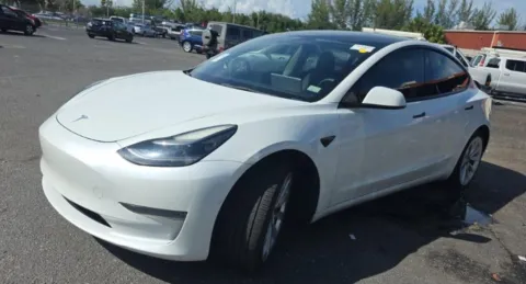 White 2022 Tesla Model 3 for sale in Hollywood, FL
