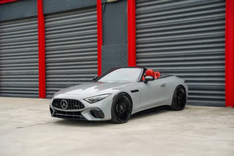 Gray 2022 Mercedes-Benz SL-Class SL 55 AMG for sale in Hollywood, FL