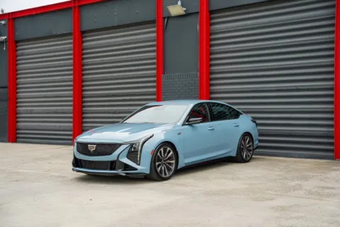 Blue 2025 Cadillac CT5 V-Series for sale in Hollywood, FL