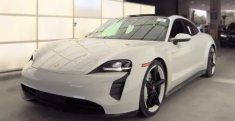 White 2020 Porsche Taycan 4S for sale in Hollywood, FL
