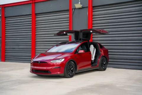 Red 2025 Tesla Model X for sale in Hollywood, FL