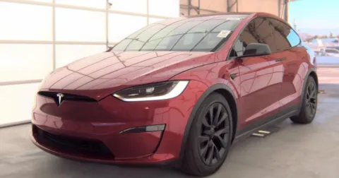 Red 2024 Tesla Model X for sale in Hollywood, FL