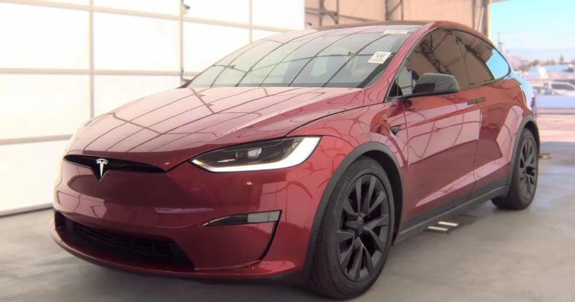 Red 2024 Tesla Model X for sale in Hollywood, FL